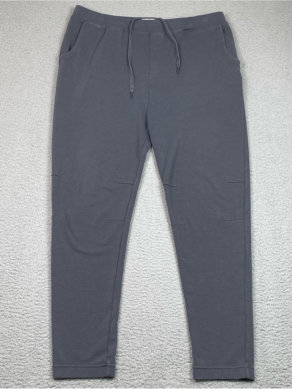 Unbound Merino Pants Men's Size XXL Gray Wool Drawstring Soft Chino ***FLAWS***